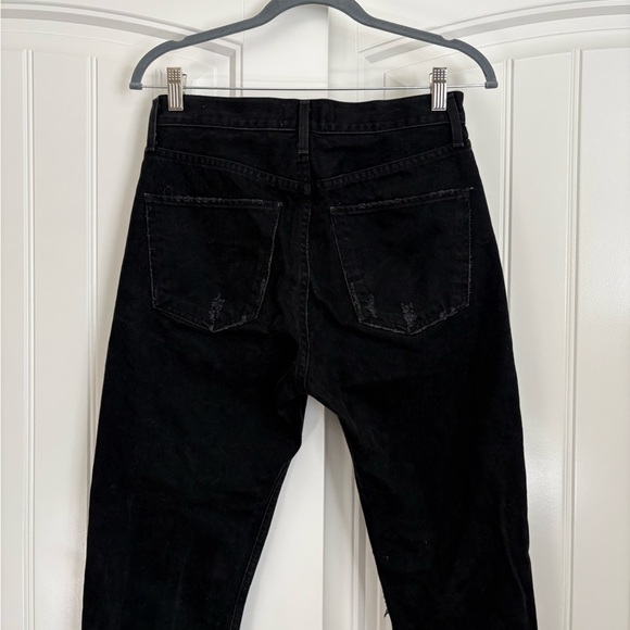 AGOLDE Cherie High Rise Straight Jeans black size 26 - Picture 7 of 9
